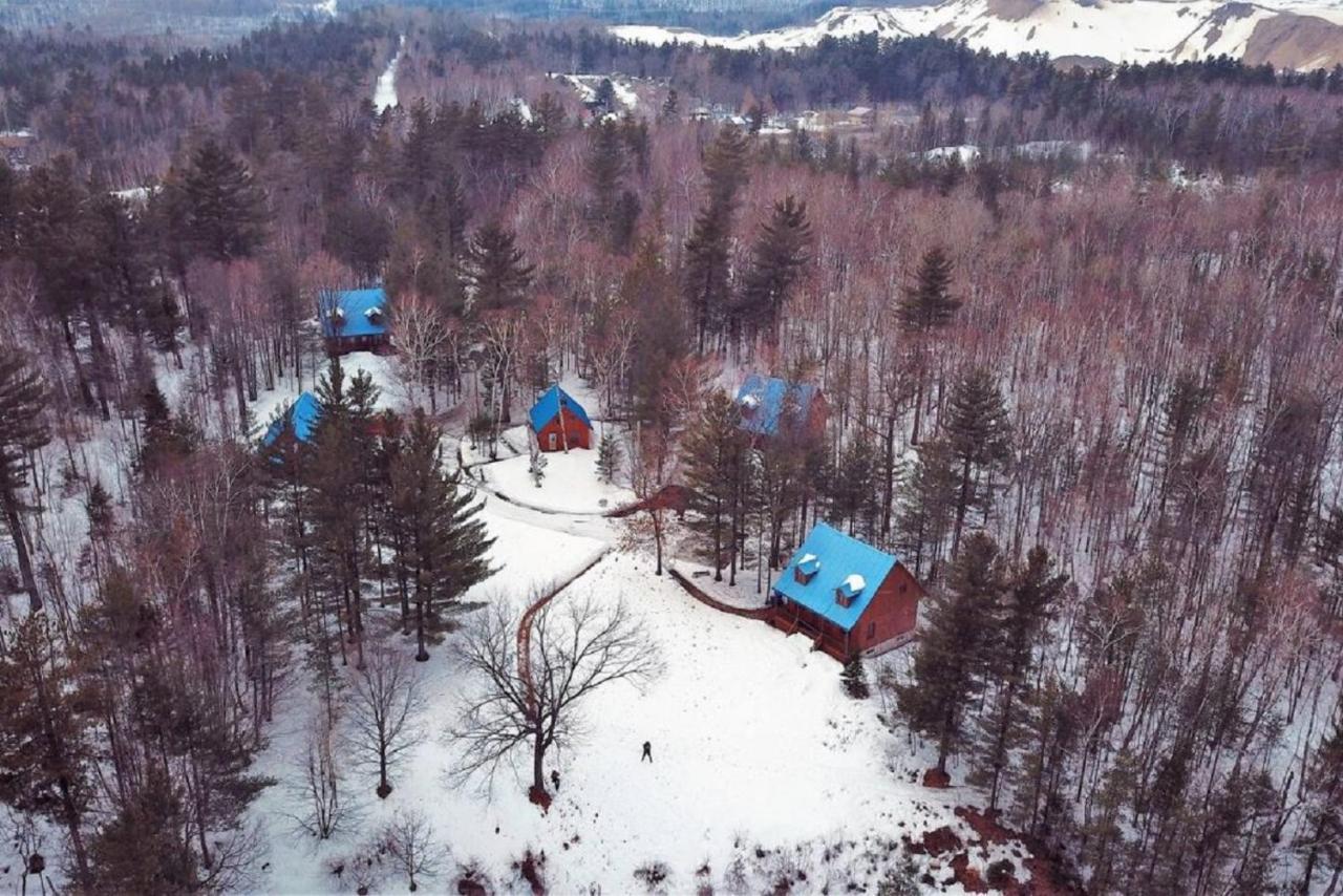 Les Chalets Sur Le Cap Saint Joachim Buitenkant foto